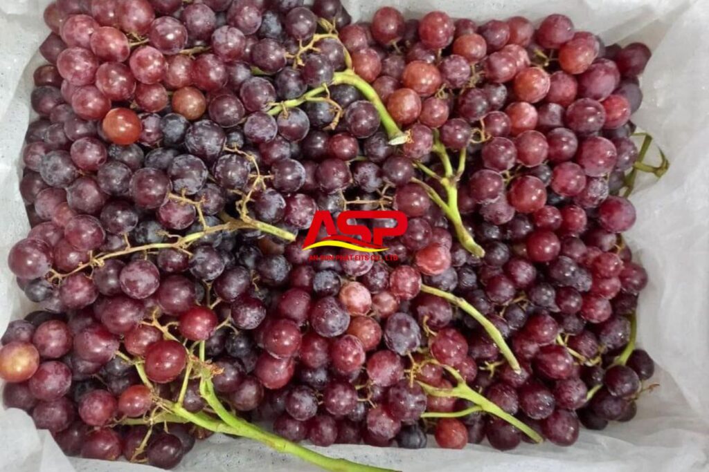 Red grapes